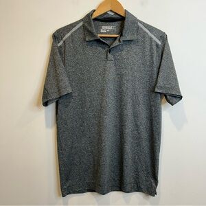 Nike Golf Men’s Short Sleeve Polo Shirt Grey Heathered Black
